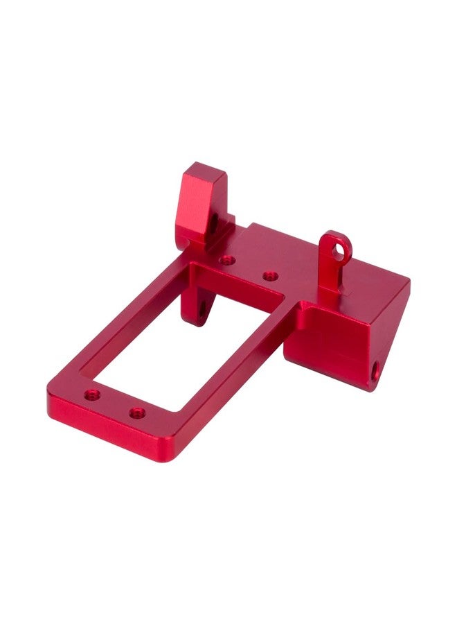 YSKMLOLP SCX10 III Servo Mount,Alminum Front Axle BAT Servo Mount Low Center of Gravity for 1/10 RC Car SCX10 III AR45P Portal Axle LCG Chassis Upgrade Parts (Black) - Image 4